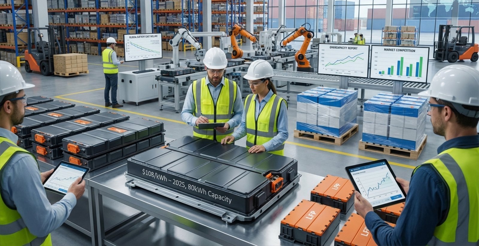 Global Lithium-Ion Battery Prices Drop to Record Low of $108/kWh in 2025: BNEF